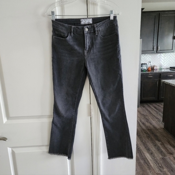 Free People Cropped Raw Hem Jeans - Picture 4 of 8